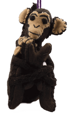 Animal Pom - Mama + Baby Monkey - Josephine Alexander Collective