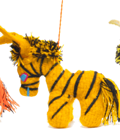 Animal Poms- Zebra - Josephine Alexander Collective