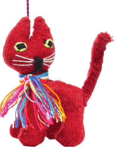 Animal Pom- Cat - Josephine Alexander Collective