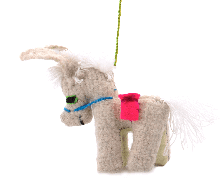 Animal Pom- Donkey Pom - Josephine Alexander Collective