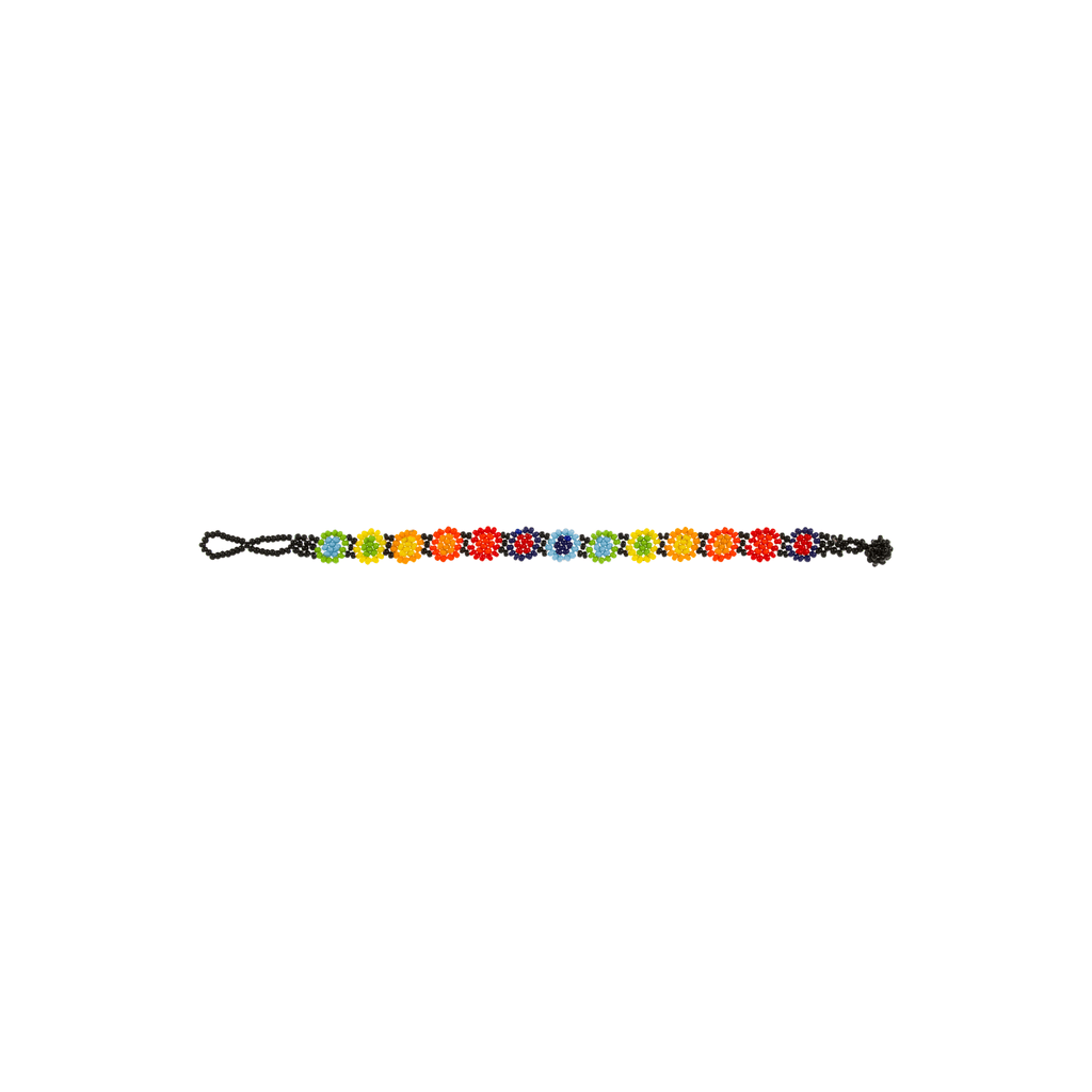 Flower Chain Bracelet in Rainbow - Josephine Alexander Collective