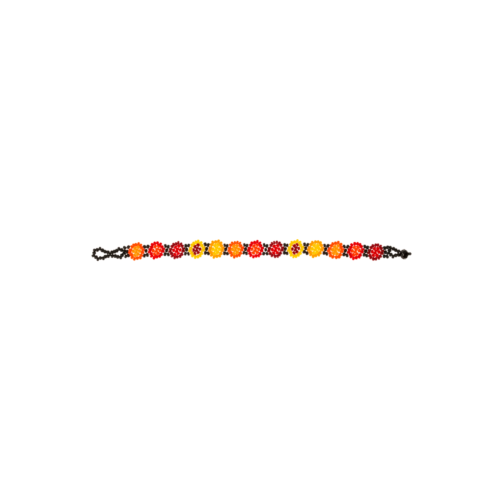 Flower Chain Bracelet - Sunset - Josephine Alexander Collective