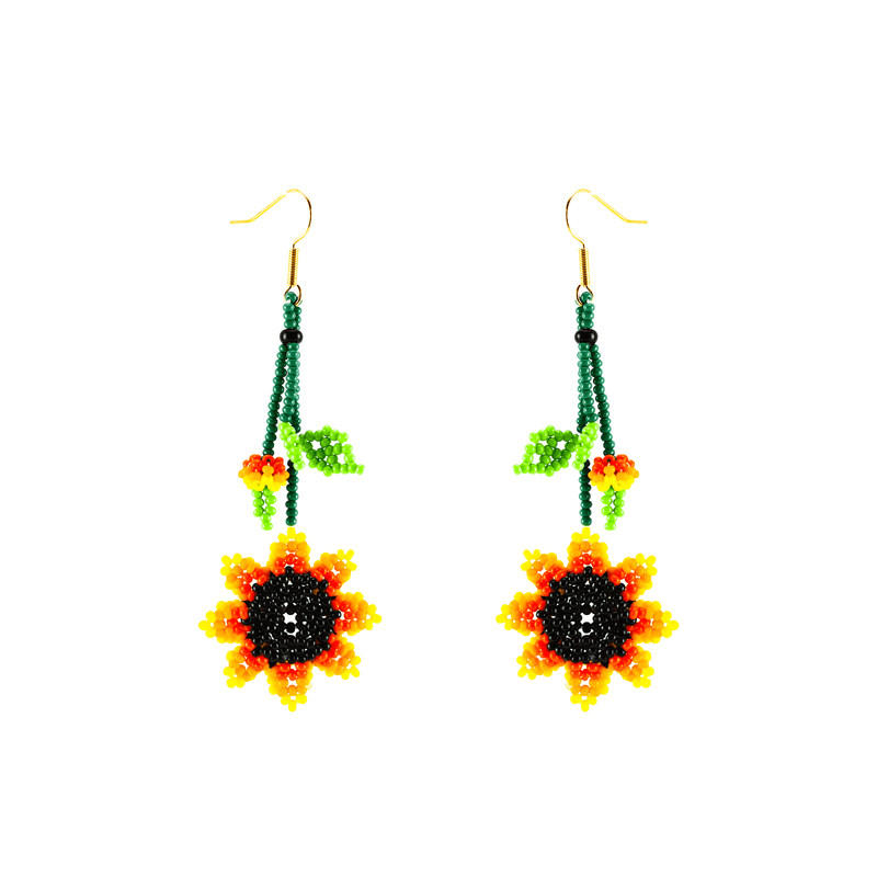 Girasol Earrings in Sunflower - Josephine Alexander Collective
