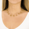 Large Daisy Chain Necklace Gold - Josephine Alexander Collective