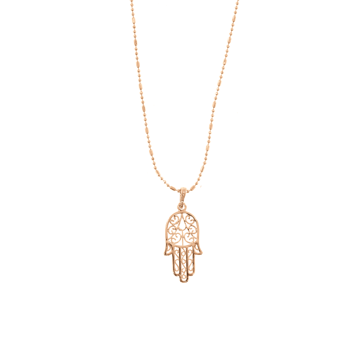 Gold Protection Hamsa Necklace - Josephine Alexander Collective