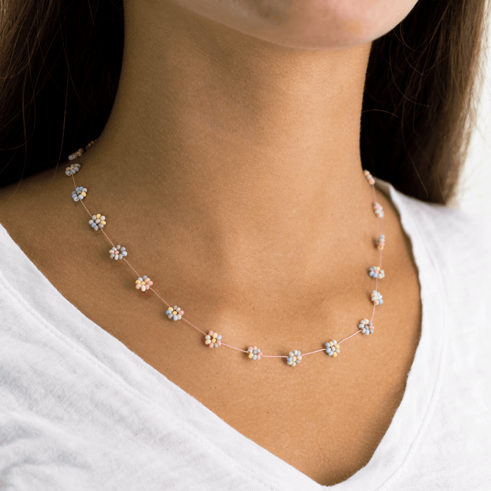 Daisy Chain Necklace Ice Cream - Josephine Alexander Collective