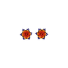 Estrella Stud Earrings in Blue and Orange - Josephine Alexander Collective