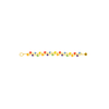 Ivy Bracelet in Gold with Rainbow Flowers - Josephine Alexander Collective