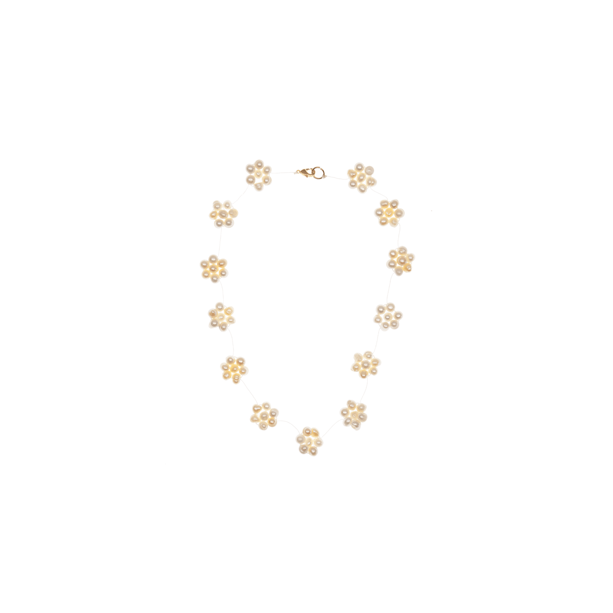 Large Daisy Chain Necklace in Pearls - Josephine Alexander Collective