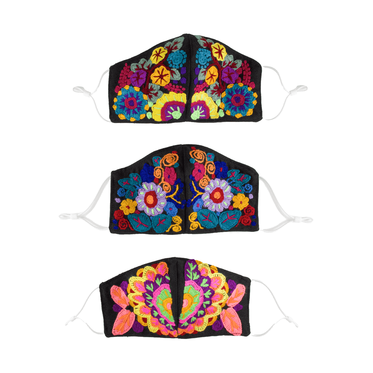 Mandala Mask - Black - Josephine Alexander Collective