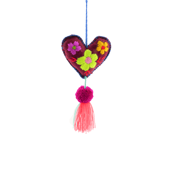 Martha Heart Tassel - Josephine Alexander Collective