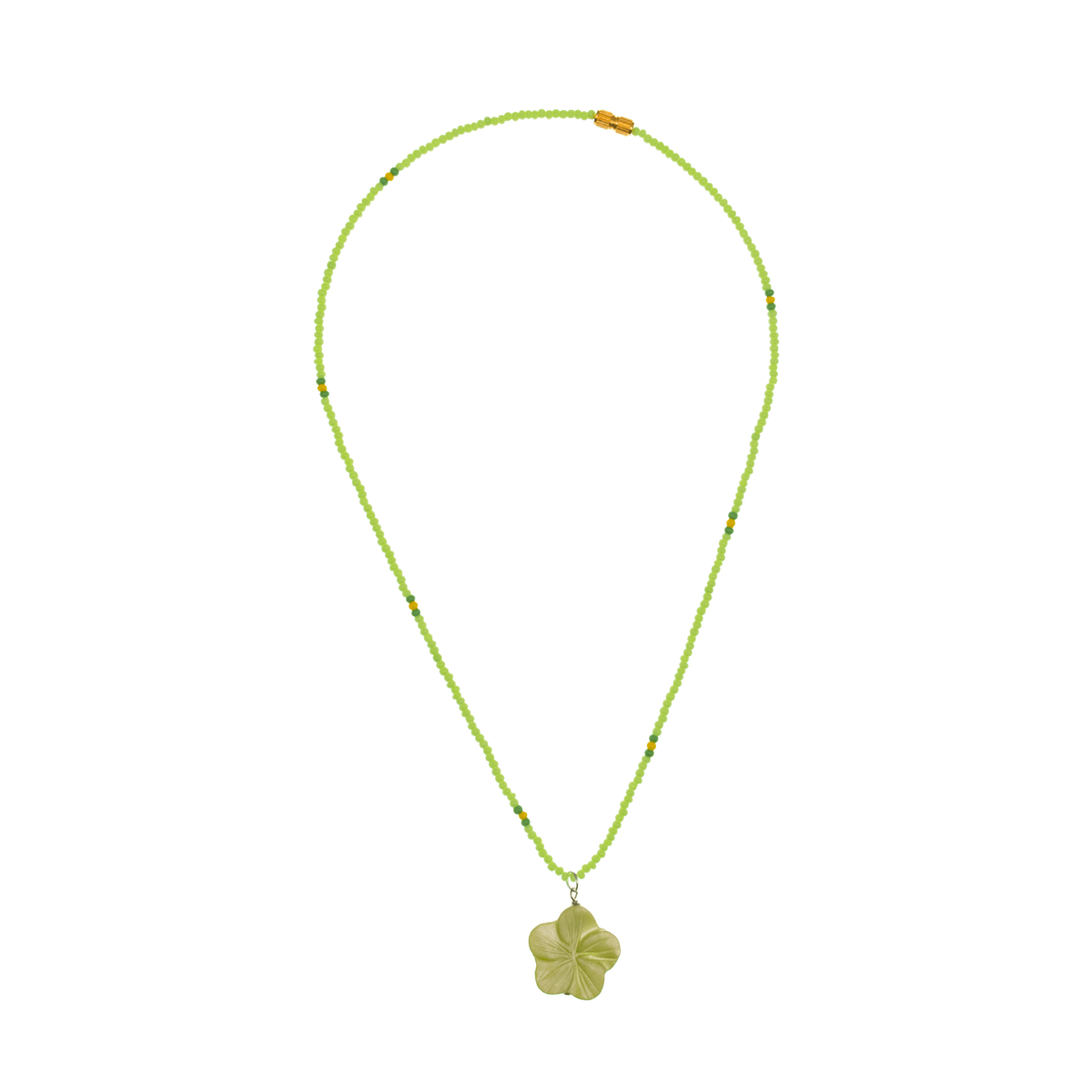 Maui Necklace - Green/Green - Josephine Alexander Collective