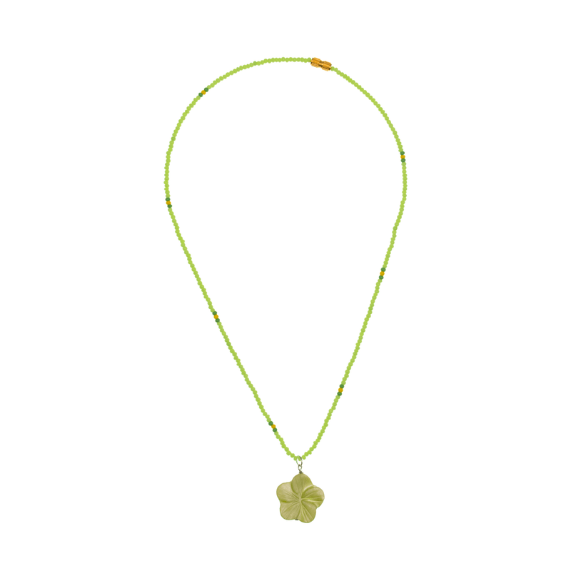 Maui Necklace - Green/Green - Josephine Alexander Collective