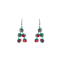 Mini Pom Earrings Confetti - Josephine Alexander Collective