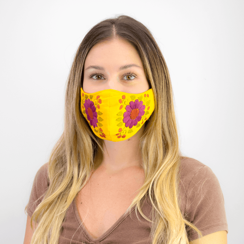 Rosita Mask - Yellow - Josephine Alexander Collective