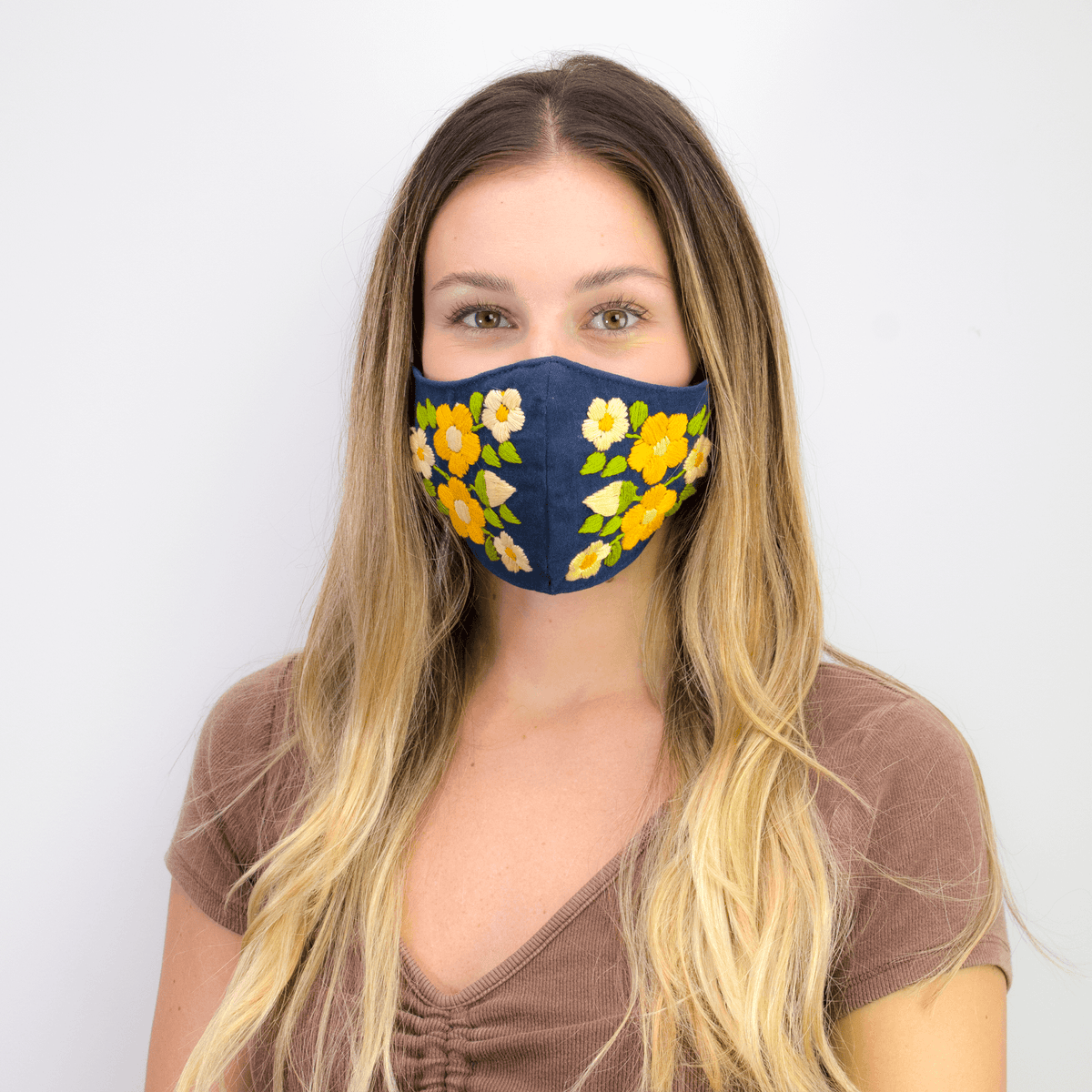 Rosita Mask - Navy - Josephine Alexander Collective