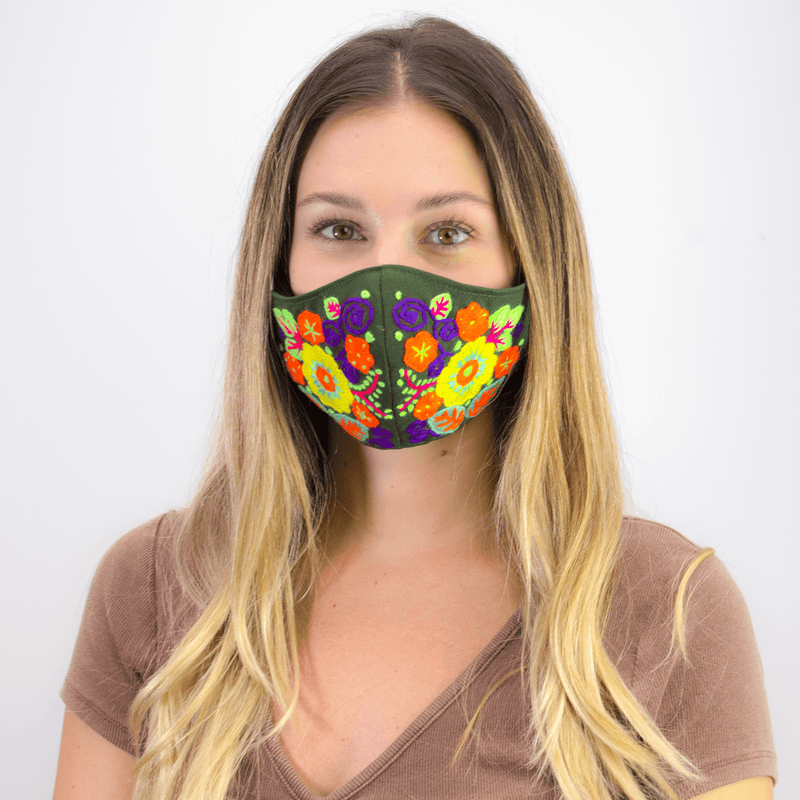 Mandala Mask - Evergreen - Josephine Alexander Collective