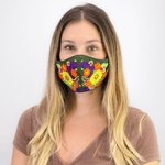 Mandala Mask - Evergreen - Josephine Alexander Collective