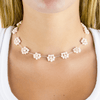 Large Daisy Chain Necklace in Almond - Josephine Alexander Collective