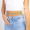 Large Daisy Body Chain in Bahama Blue - Josephine Alexander Collective