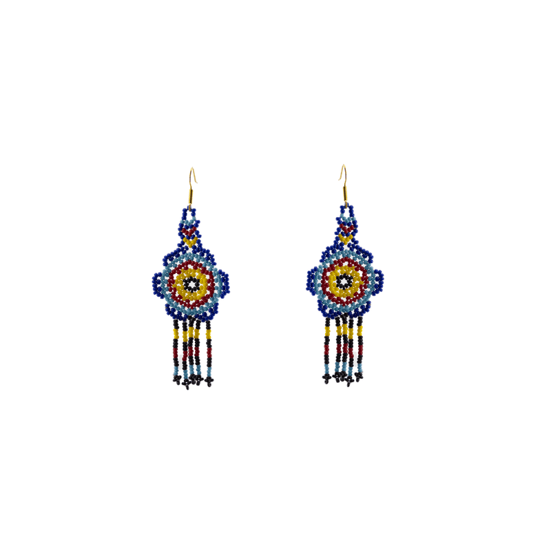 Miraflor Earrings - Blue Macaw - Josephine Alexander Collective