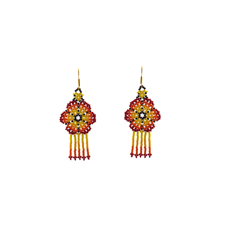 Miraflor Earrings - Flame - Josephine Alexander Collective