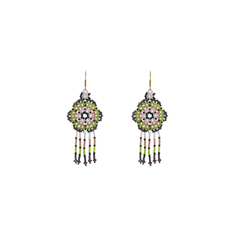 Miraflor Earrings - Lilypad - Josephine Alexander Collective
