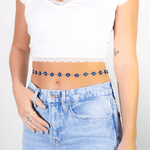 Large Daisy Body Chain in Royal Blue - Josephine Alexander Collective
