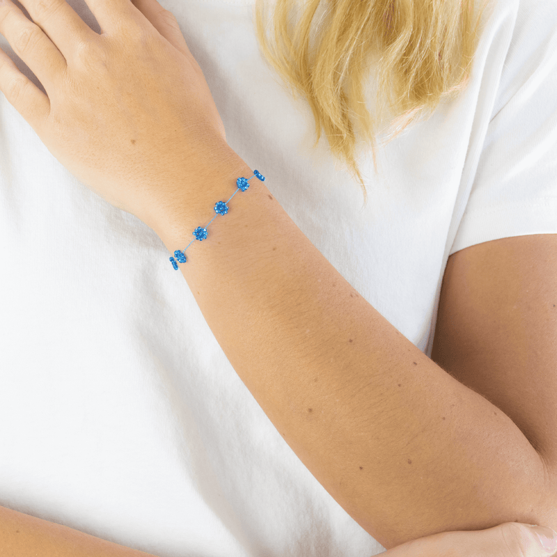 Daisy Chain Bracelet in Ice - Josephine Alexander Collective
