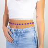 Large Daisy Body Chain in Purple - Josephine Alexander Collective