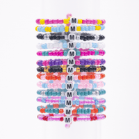 Initial Beaded Bracelet - M - Josephine Alexander Collective