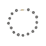 Large Daisy Chain Necklace Grey - Josephine Alexander Collective