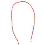 Flower Mask Chain - Blue, Pink and Yellow - Josephine Alexander Collective