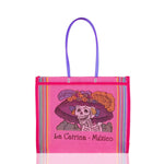 Dia de Muertos Market Bag in Pink - Josephine Alexander Collective
