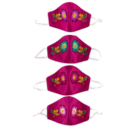 Feli Masks - Hot Pink Flowers - Josephine Alexander Collective