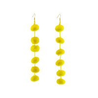 Pom Drop Earrings (More Colors Available) - Josephine Alexander Collective
