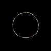 Short Beaded Necklace- White Rainbow - Josephine Alexander Collective