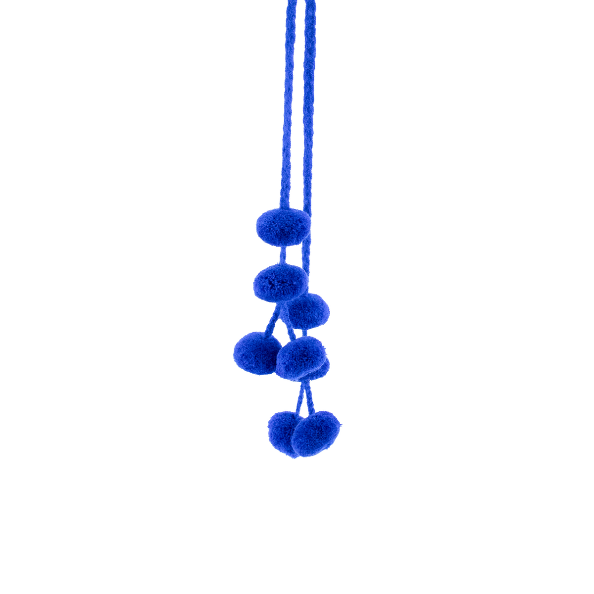 Small Cusco Pom Strand in Royal Blue - Josephine Alexander Collective