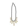 Flower Tile Necklace in Mint, Violet and Black - Josephine Alexander Collective
