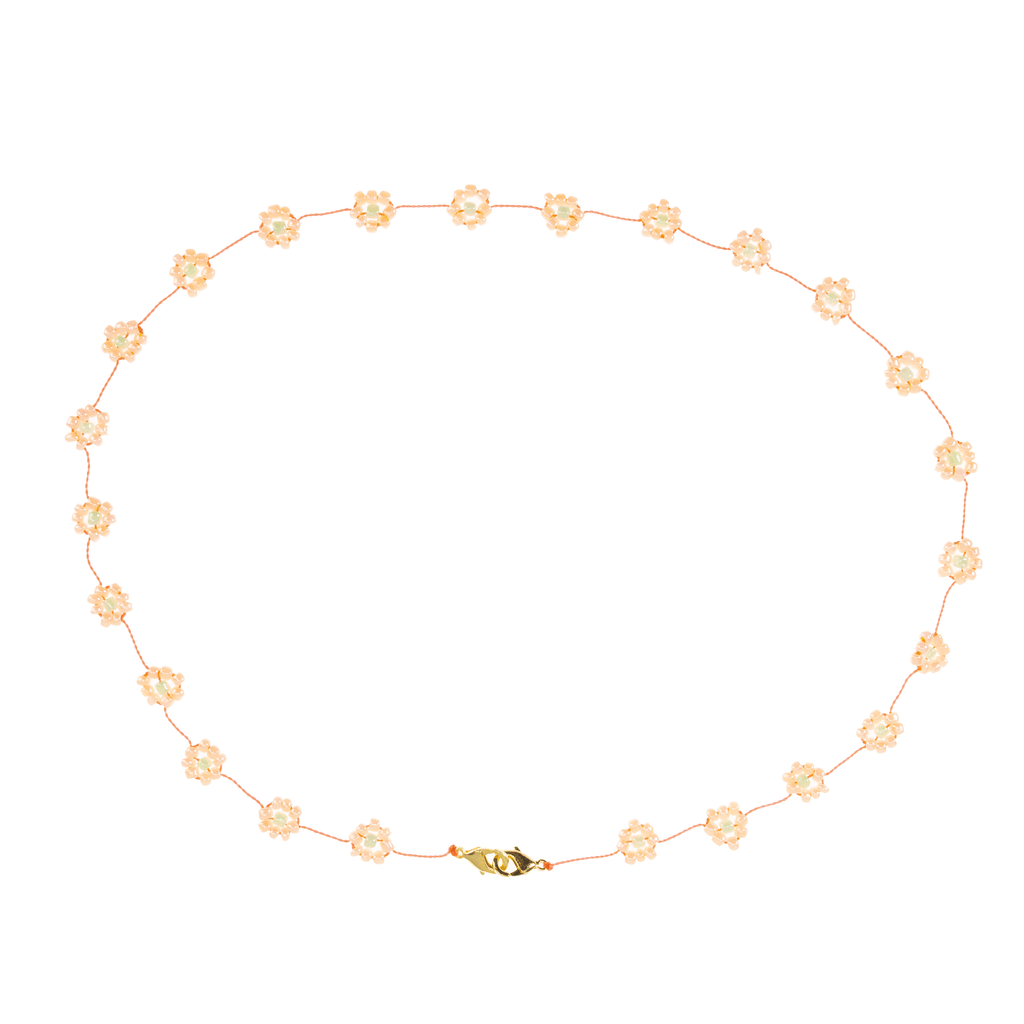 Large Daisy Body Chain in Apricot - Josephine Alexander Collective