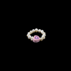 Charm Ring - Pearl + Light Pink Heart - Josephine Alexander Collective