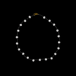 Daisy Chain Necklace in White - Josephine Alexander Collective