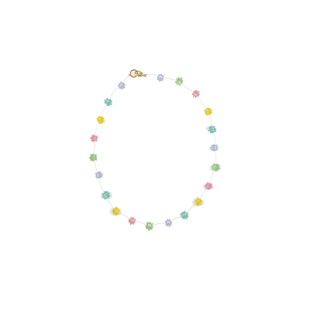 Daisy Chain Necklace In Pastel - Josephine Alexander Collective