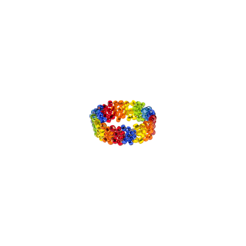 Flower Chain Ring in Rainbow - Josephine Alexander Collective