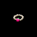 Charm Ring - Pearl + Strawberry - Josephine Alexander Collective