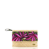 Mauritius Straw Clutch in Black and Pink - Josephine Alexander Collective