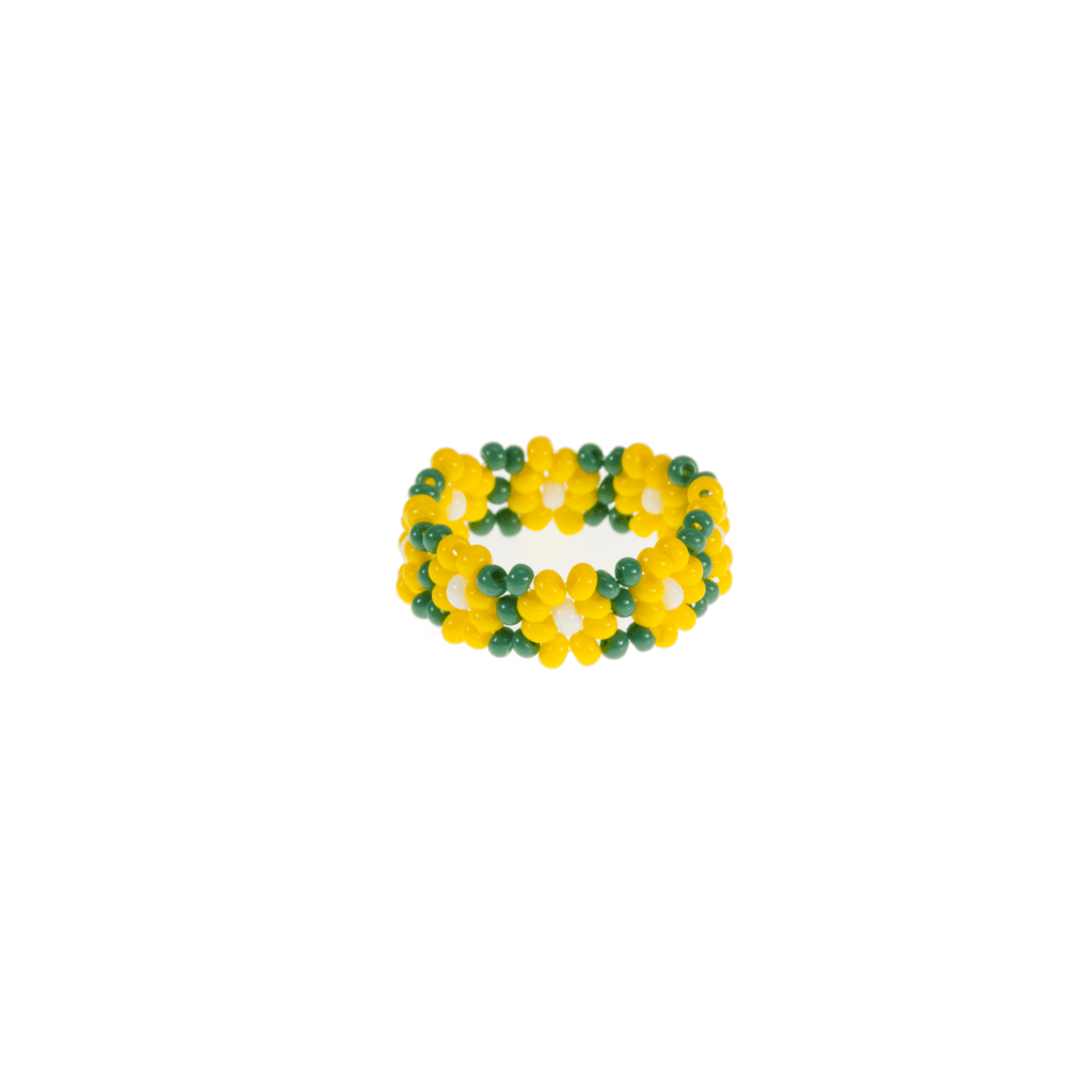 Flower Chain Ring in Pineapple Grove - Josephine Alexander Collective
