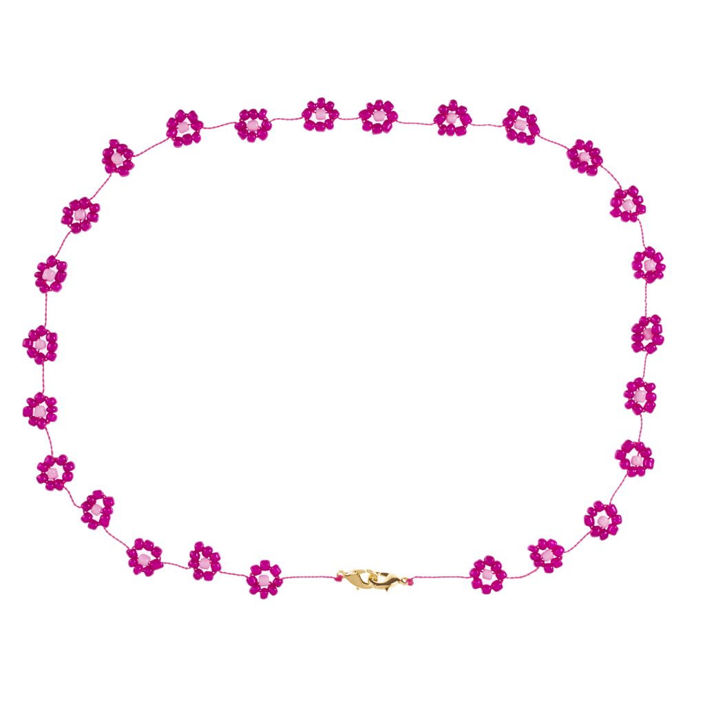Large Daisy Body Chain in Magenta - Josephine Alexander Collective