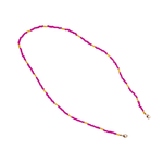 Seed Bead Mask - Pink and Gold - Josephine Alexander Collective
