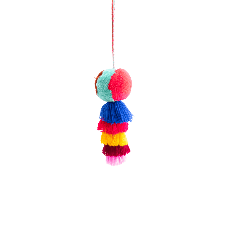 Large Pom Tassel in Lollipop - Josephine Alexander Collective